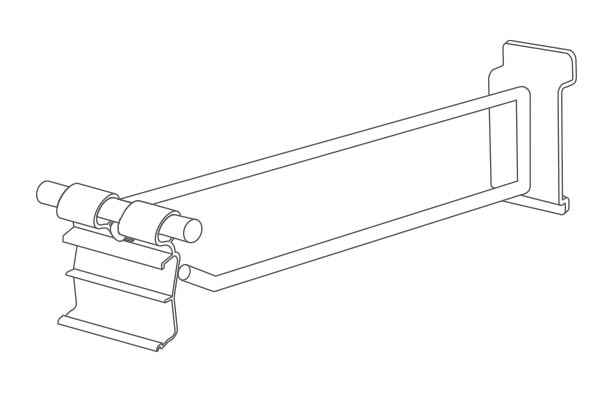 PE individuel pour broche sans cale d'inclinaison - 34 x 47 mm