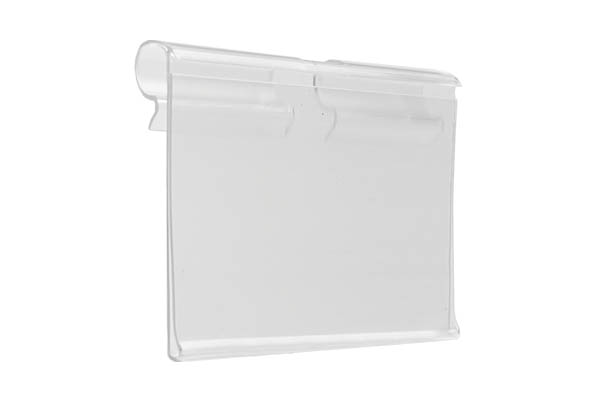 PE transparent pour broche avec retour avant - Encoche 7 mm - 37 x 50 mm