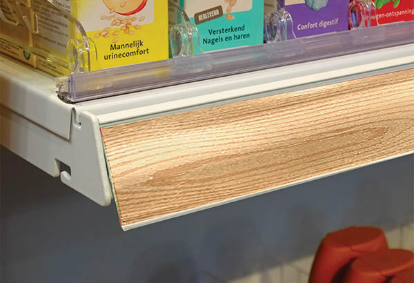 Bande décorative pour PE papier de 50 m x 38 mm - Imitation bois