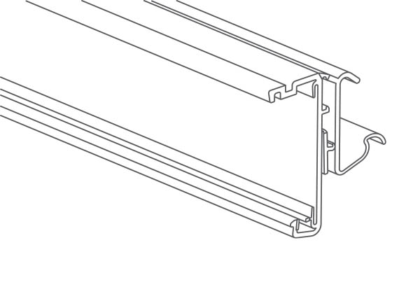 PE électronique EASYFIX pour mobilier Cefla, Kider KS et Modern Expo - 40 x 977 mm