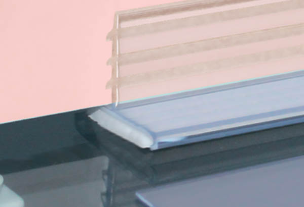 Méga grip en T adhésif permanent en 150 mm - Base de 40 mm