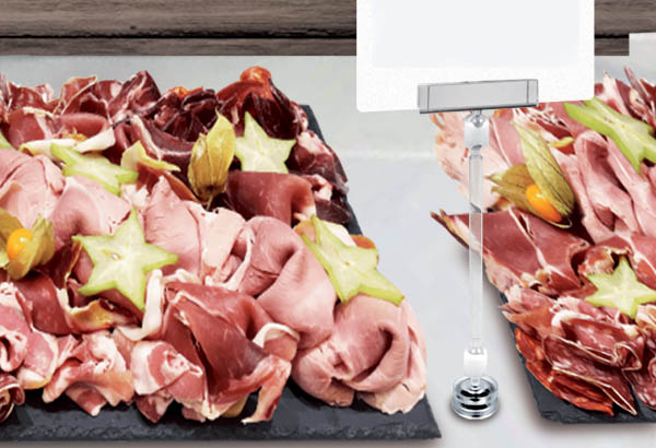 Pince plate articulée avec base aimantée de Ø 20 mm - Tige de 100 mm