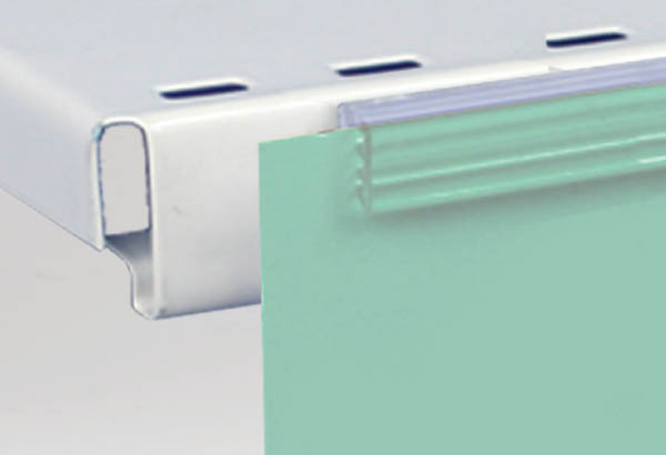 Accroche grip U facing avec adhésif et base de 25 mm - Longueur 38 mm