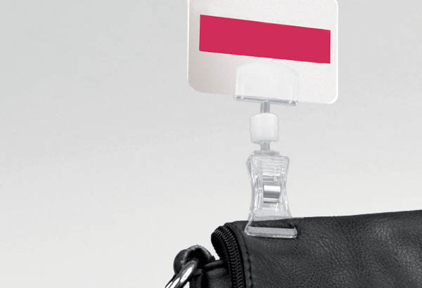 Pince plate articulée avec ressort métal - 25 x 12 mm