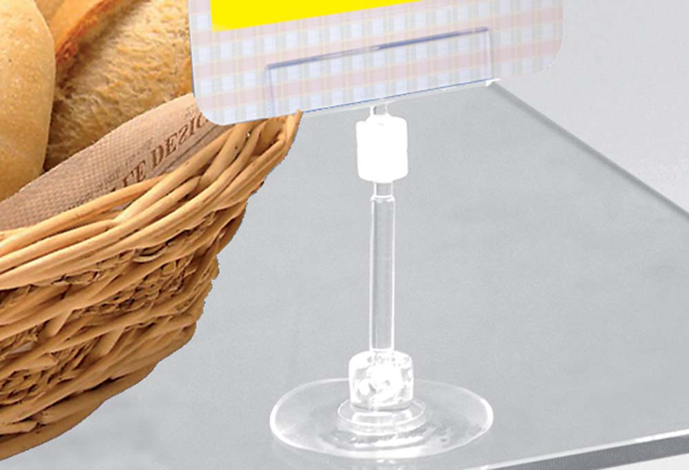 Pince plate articulée avec base ventouse de Ø 45 mm - Tige de 50 mm