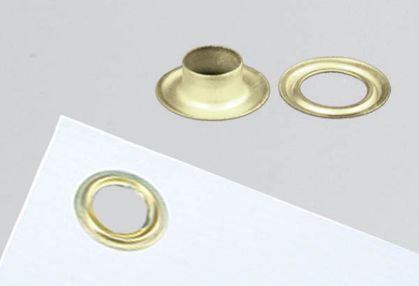 Oeillet de Ø 12 mm en métal pour calicot - Lot de 500