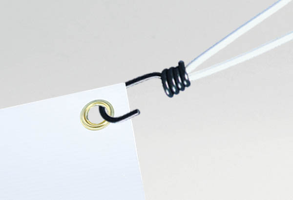 Tendeur Sandow à 2 crochets avec fil de Ø 5 mm - Longueur 250 mm