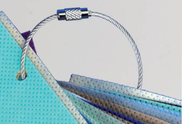 Anneau bracelet avec fil métal de Ø 1,5 mm - Longueur 220 mm