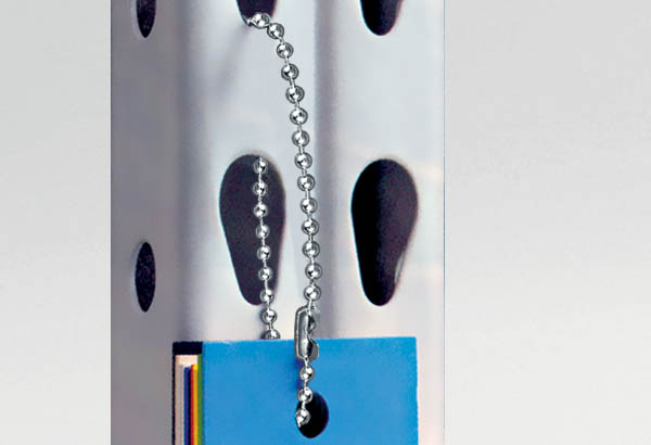 Bracelet chaîne boule de Ø 2.4 mm avec fermoir droit - Longueur 300 mm