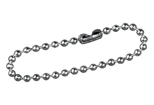 Bracelet chaîne boule de Ø 2.4 mm avec fermoir droit - Longueur 300 mm