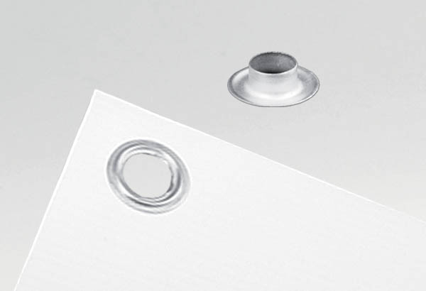 Oeillet métal de Ø 12 mm spécial presse semi automatique