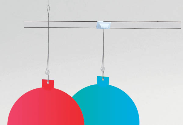 Lien cranté en nylon translucide avec serrage définitif - 360 x 3.5 mm