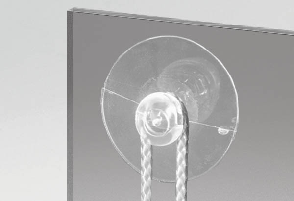 Ventouse de Ø 20 mm avec tête champignon de Ø 7 mm