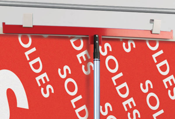 Perche Profil'Up® télescopique embout T - De 1600 à 4500 mm