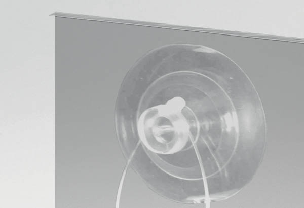 Double ventouse de Ø 46 mm avec tête champignon