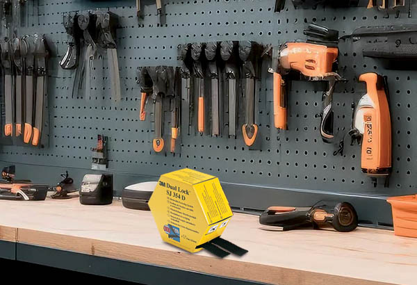 Ruban adhésivé Dual Lock 3M® 354D de 25 mm x 5 m noir - Ruban boucle et crochet