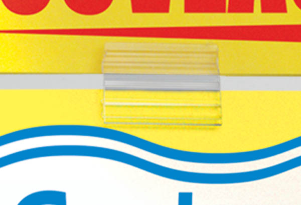 Grip de jonction - Relie 2 visuels de 2.5 mm d'épaisseur - 25 x 20 mm