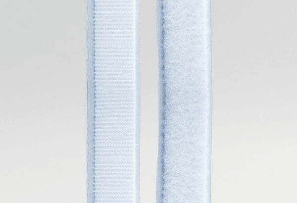 Ruban adhésivé CARAFIX® de 25 mm x 25 m blanc - Ruban crochet