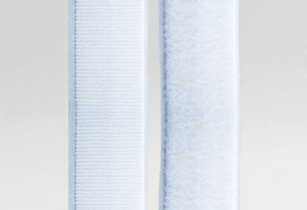 Ruban adhésivé CARAFIX® de 50 mm x 25 m blanc - Ruban boucle