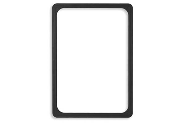 Cadre noir en PVC - Format affichette A3
