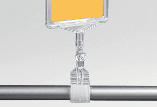 Pince tube orientable droite - gauche pour support 30 mm d'épaisseur - Rotation à 360°