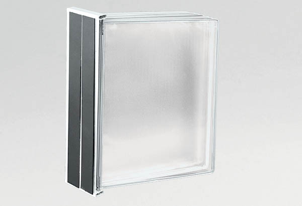 Porte-pochettes mural magnétique en métal laqué blanc - 10 pochettes A4 gris