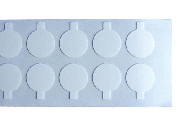 Lot de 200 pastilles adhésives CARTACK® 511 T en mousse (languette préhension) - Ø 19 mm