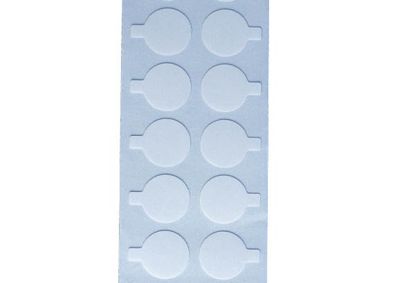 Lot de 1000 pastilles adhésives CARTACK® 611 T en mousse transparente - Ø 19 mm
