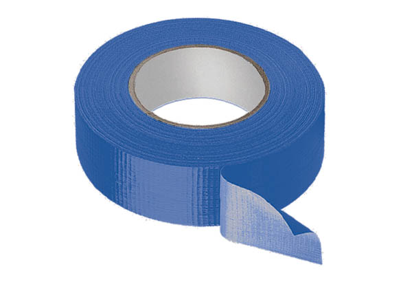 Toile GAFFER Ultramarque® adhésivée 1 face de 50 mm x 50 m - Bleu