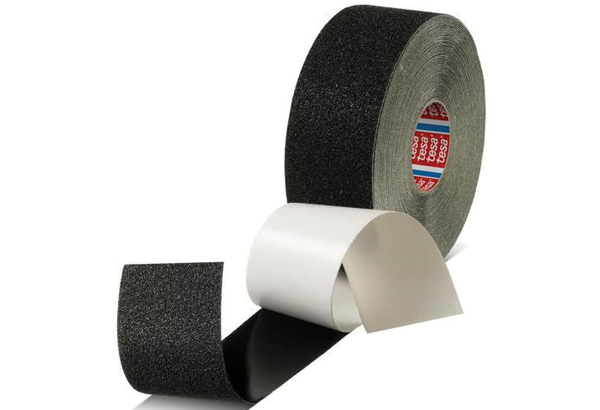 Antidérapant sécurité TESA® adhésivé 1 face de 25 mm x 5 m - Noir