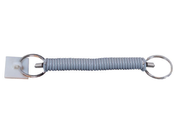 Système antivol câble plastique et base adhésive