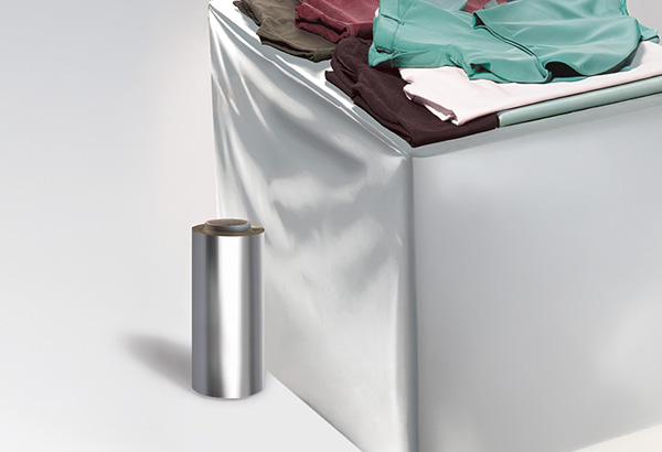 Rouleau de laquefolie® uni de 60 cm x 50 m - Argent