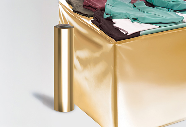 Rouleau de laquefolie® uni de 130 cm x 50 m - Or