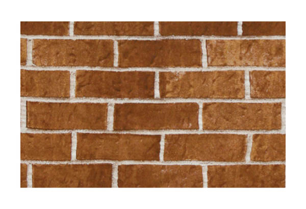 Rouleau de tissu en coton à thème de 160 cm x 25 m - Imitation briques