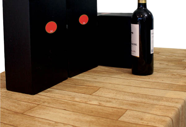 Rouleau de tissu en coton à thème de 160 cm x 25 m - Imitation bois