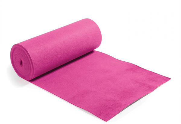 Rouleau moquette Carfloor® 300 uni de 100 cm x 10 m - Fuchsia