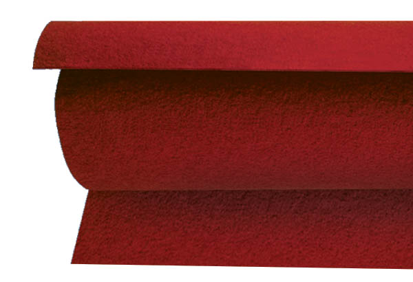 Rouleau moquette Carfloor® 300 uni de 200 cm x 25 m - Bordeaux