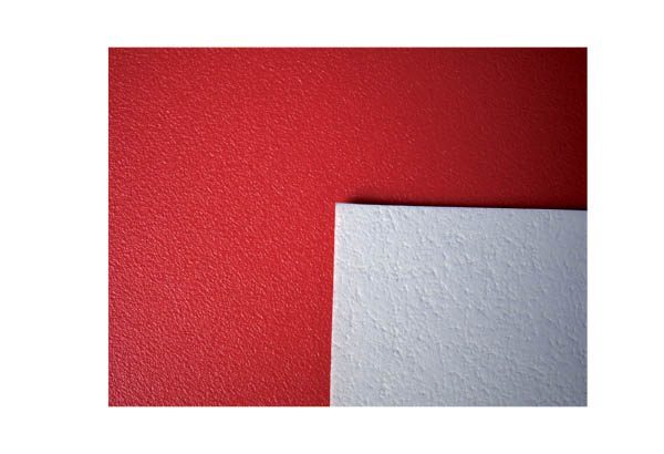 Rouleau moquette CARFLOOR® PVC uni de 200 cm x 30 m - Rouge