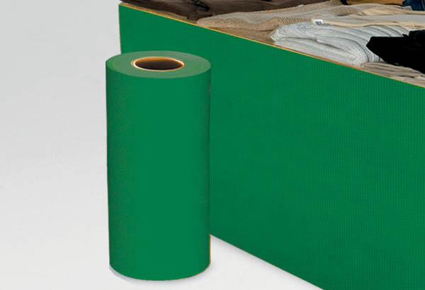 Rouleau cache - jupe palette Calcolor® uni de 60 cm x 100 m - Vert gazon