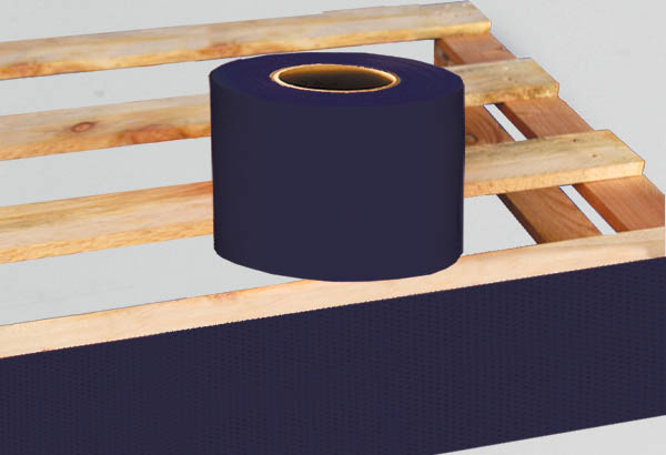 Rouleau cache - jupe palette Calcolor® uni de 15 cm x 100 m - Bleu nuit