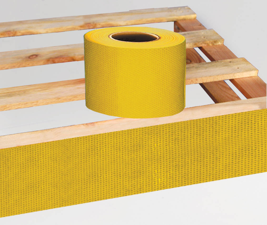 Rouleau de cache - jupe palette CALCOLOR® uni de 15 cm x 100 m - Jaune