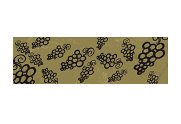 Rouleau de cache palette CALCOLOR® à thème de 15 cm x 50 m - Grappes de raisin