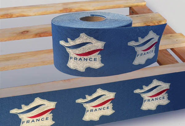 Rouleau de cache palette Calcolor® à thème de 15 cm x 50 m - France