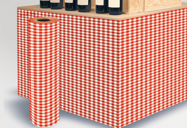 Rouleau de jupe de palette CALCOLOR® à thème de 60 cm x 50 m - Vichy