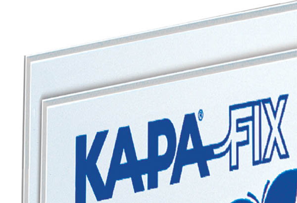 Plaque KAPAFIX® en carton mousse blanche de 5 mm - 1000 x 1400 mm