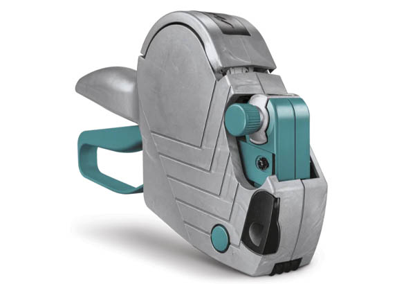 Kit étiqueteuse modèle S avec rouleau d'encre et d'étiquettes