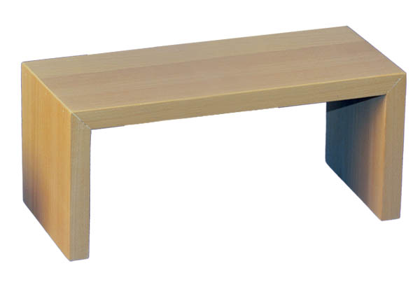 Podium en U en bois de hêtre - Epaisseur 20 mm - 150 x 300 x 150 mm