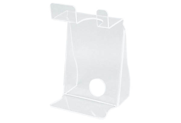 Porte-produit incliné pour sèche cheveux en plexi - 260 x 160 mm