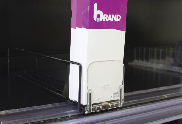 Easyfacing tablette - Largeur extensible de 75 à 160 mm - Butée 80 mm - Prof. 385 mm