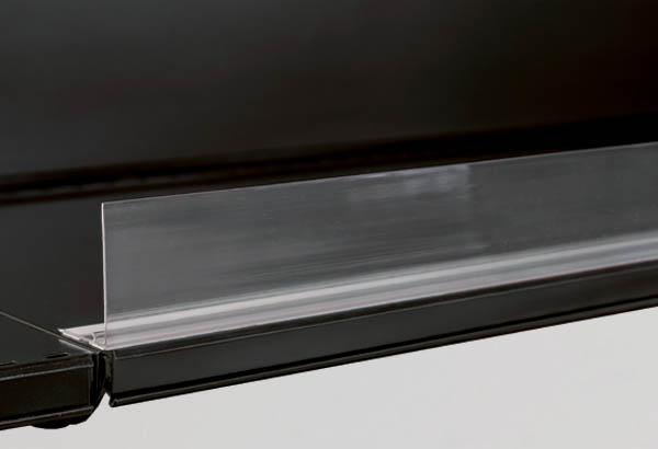 Rail butée adhésif transparent - Hauteur 60 mm - 40 x 1245 mm